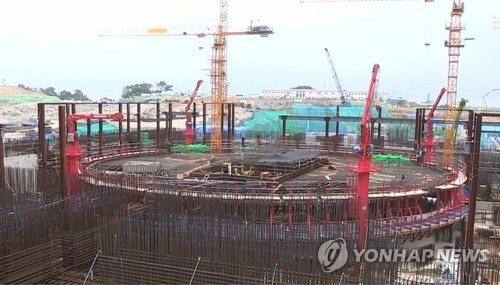 신고리 5, 6호기 건설 현장