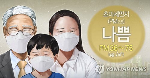 초미세먼지 나쁨 (PG)