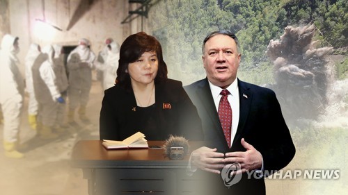 폼페이오 "대화 지속 기대…볼턴 "부정확한 주장" 신중 (CG)