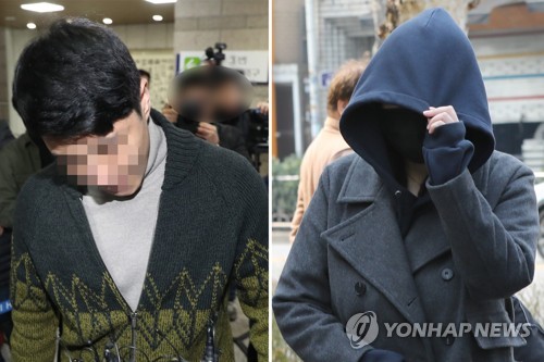 이문호 버닝썬 공동 대표(왼쪽)·애나 버닝썬 MD