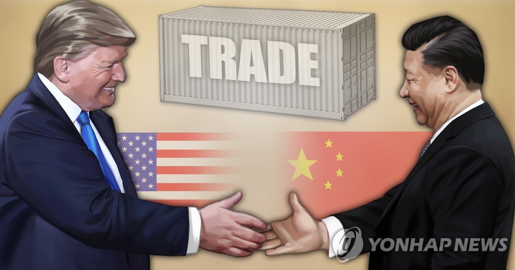 도널드 트럼프 미국 대통령(왼쪽)과 시진핑 중국 국가주석(PG)