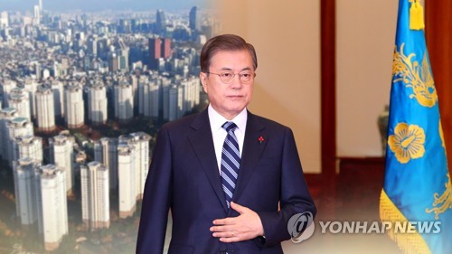문 대통령 "부동산만큼은 확실히 잡겠다…강력대책 끝없이 낼것" (CG)