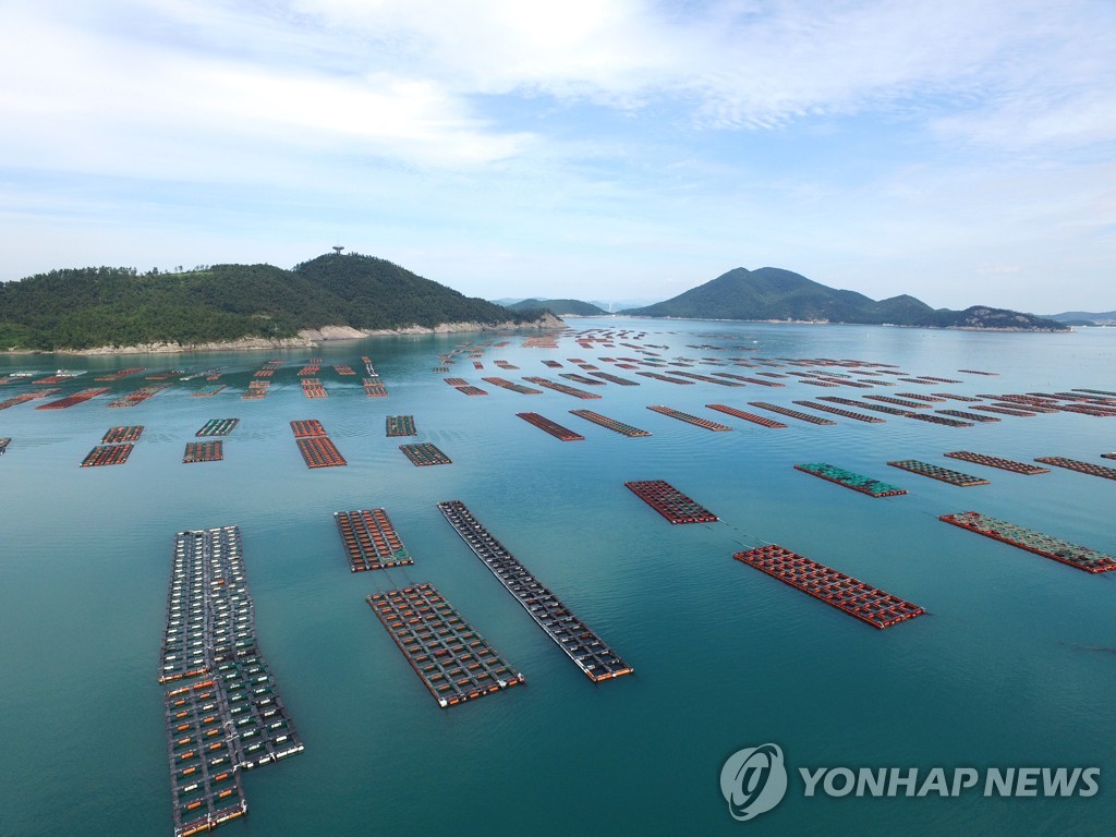 Shown in this undated file photo provided by the county of Wando is an abalone farm in the region. (PHOTO NOT FOR SALE) (Yonhap)