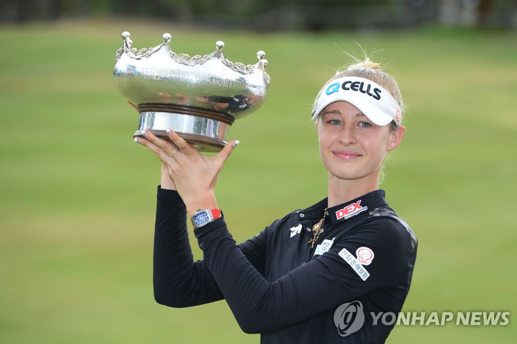 호주여자오픈 우승 넬리 코르다