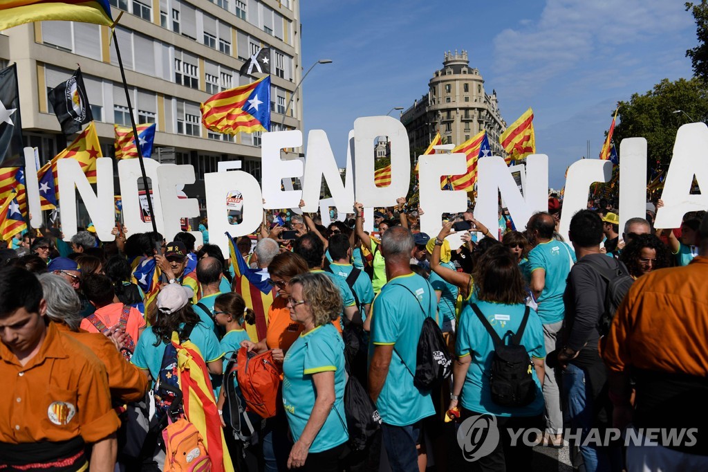 SPAIN-CATALONIA-DEMO-DIADA