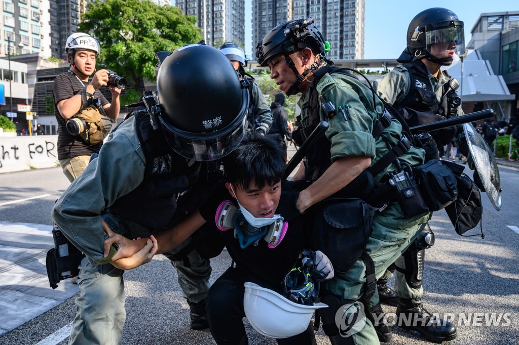 HONG KONG-CHINA-POLITICS-UNREST