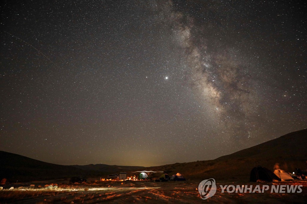 ISRAEL-SPACE-ASTRONOMY-METEOR-PERSEID