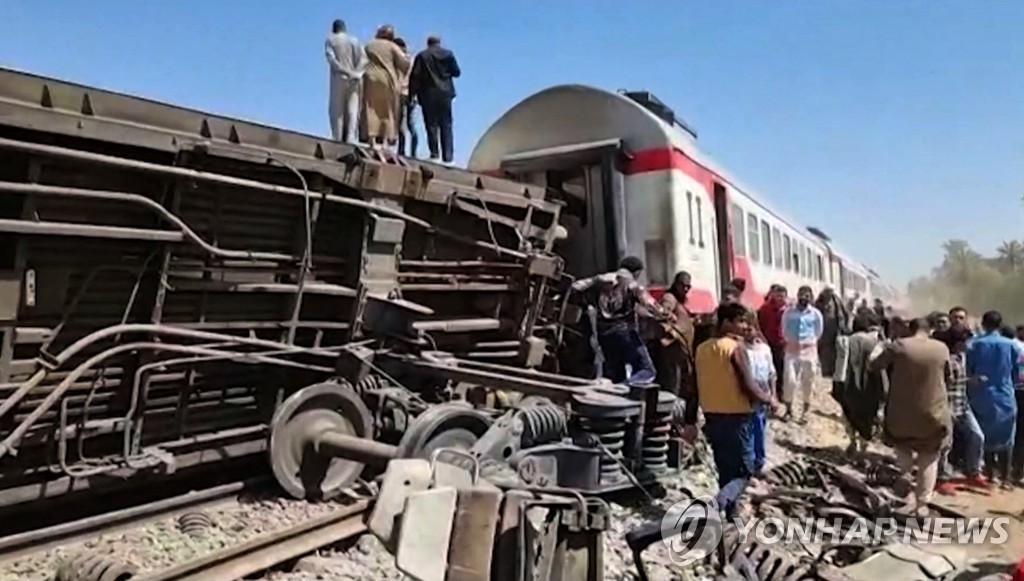 이집트 열차 사고 현장
