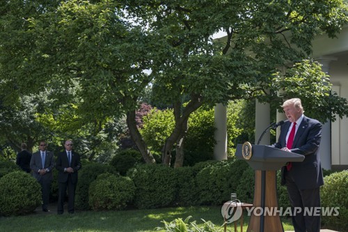 트럼프, 파리기후협정 탈퇴 공식발표