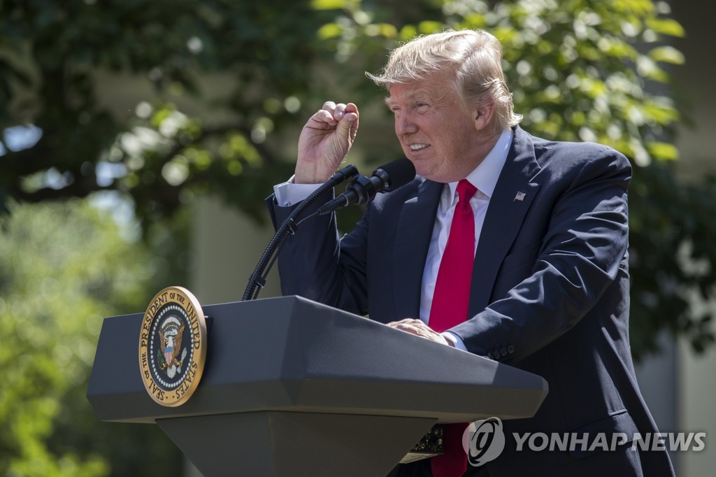 트럼프, 파리기후협정 탈퇴 공식발표