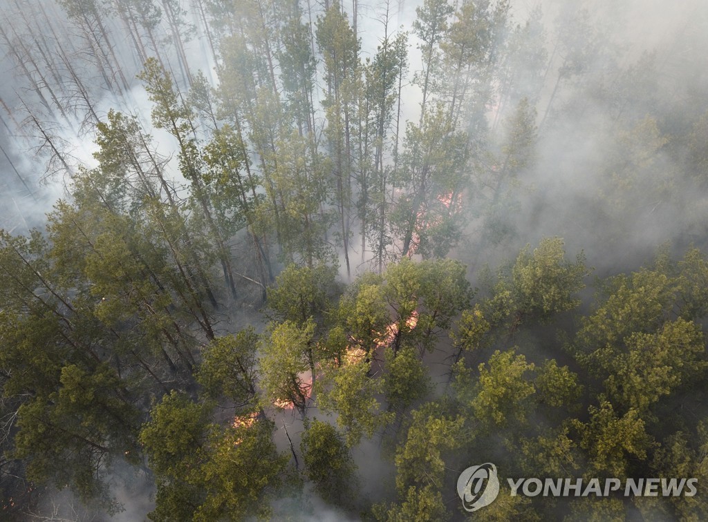 UKRAINE CHERNOBYL FOREST FIRE