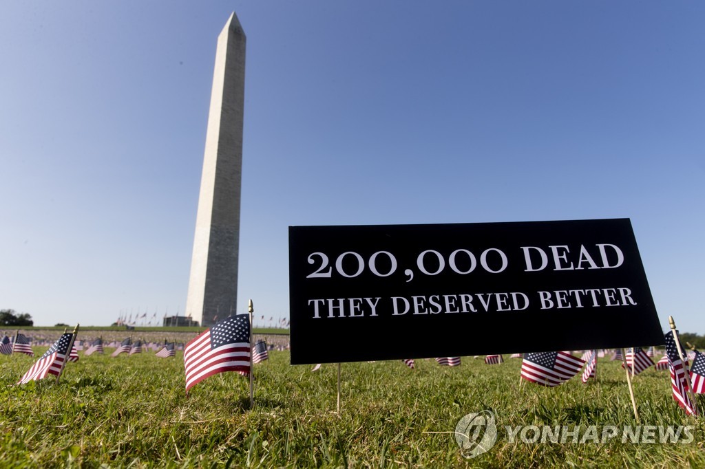 USA PANDEMIC CORONAVIRUS COVID19 MEMORIAL