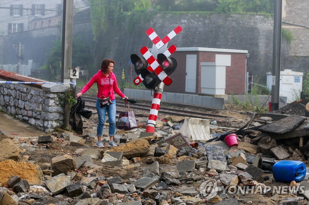 epaselect BELGIUM WEATHER FLOODS