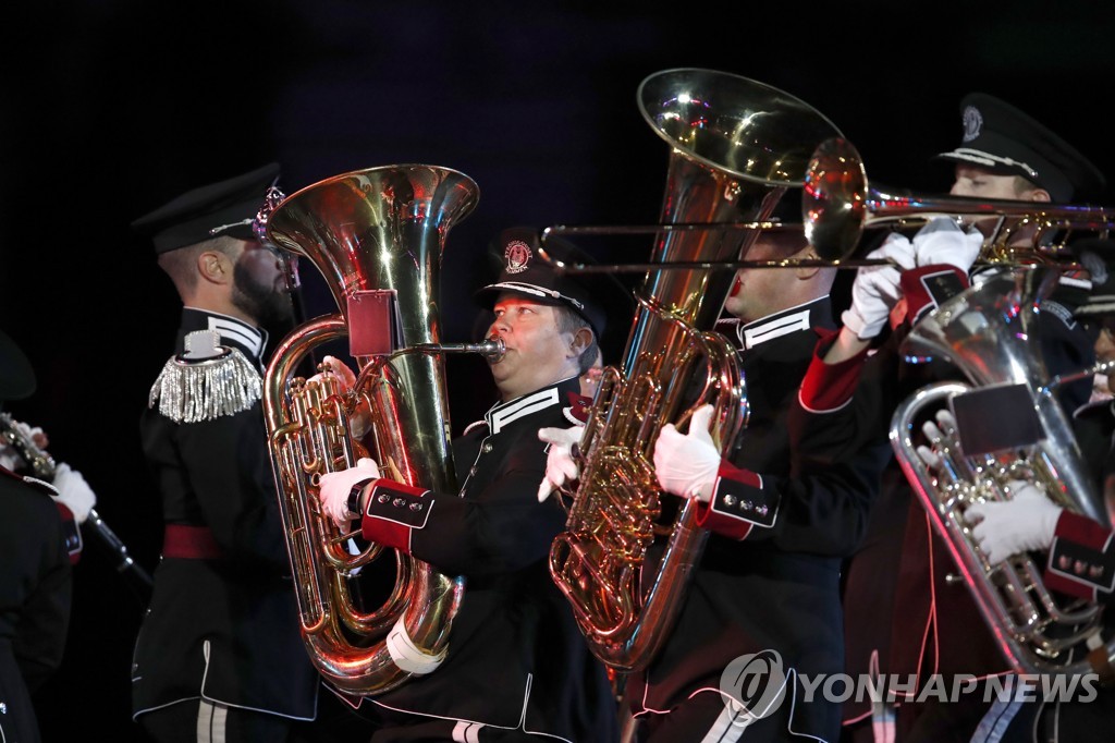 Opening of 2019 Spasskaya Tower International Military Music Festival