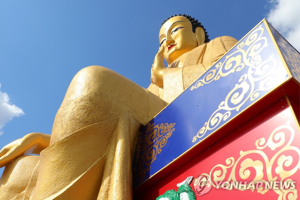 12m statue of Buddha unveiled in Kalmykia, Russia
