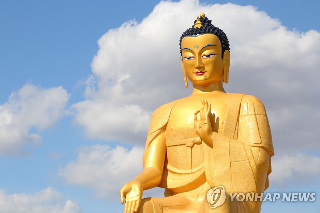 12m statue of Buddha unveiled in Kalmykia, Russia