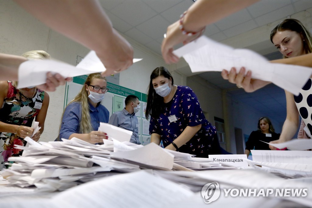 Counting votes in 2020 Belarusian presidential election