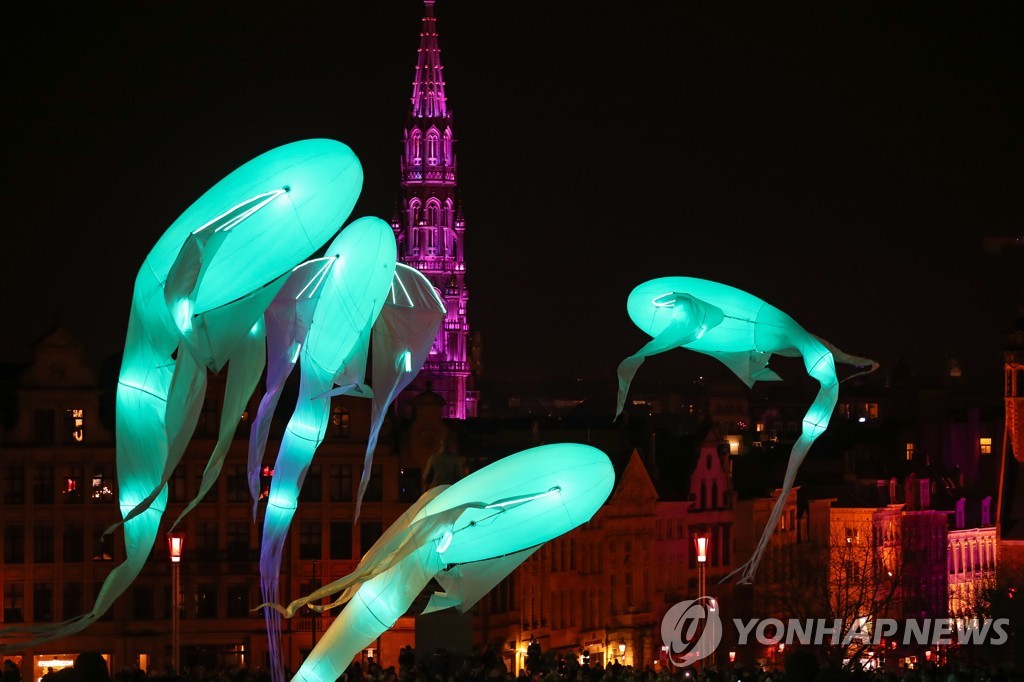 BELGIUM-BRUSSELS-LIGHT FESTIVAL