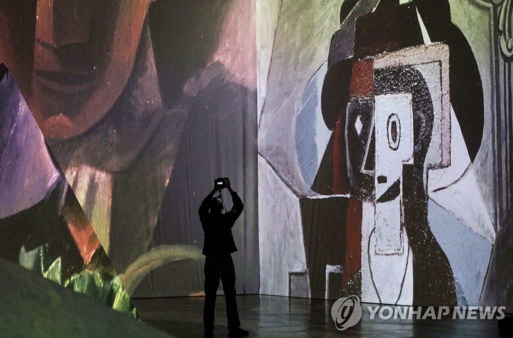 CANADA-VANCOUVER-IMAGINE PICASSO-IMMERSIVE EXHIBITION