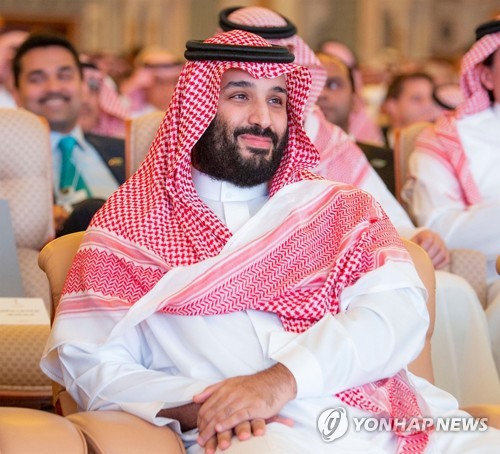 언론인 피살 책임론 속 대형 투자행사에 참석한 사우디 왕세자