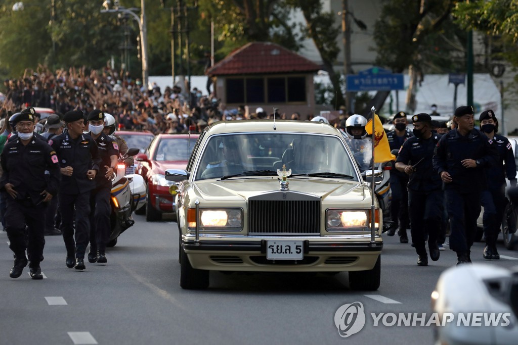 THAILAND-PROTESTS/MOTORCADE