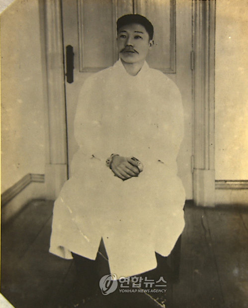 순국 직전의 안중근 의사 모습(자료사진)