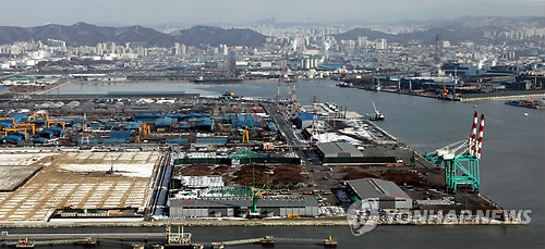 인천 북항 전경