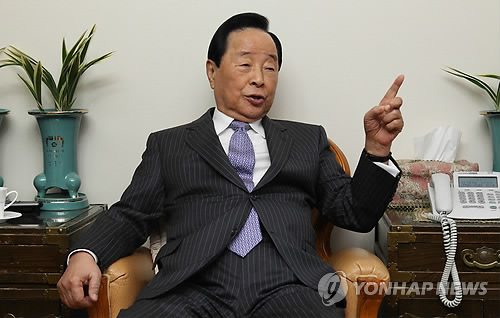 2012년 당시의 김영삼 전 대통령