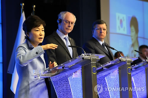 한-EU 정상 공동기자회견