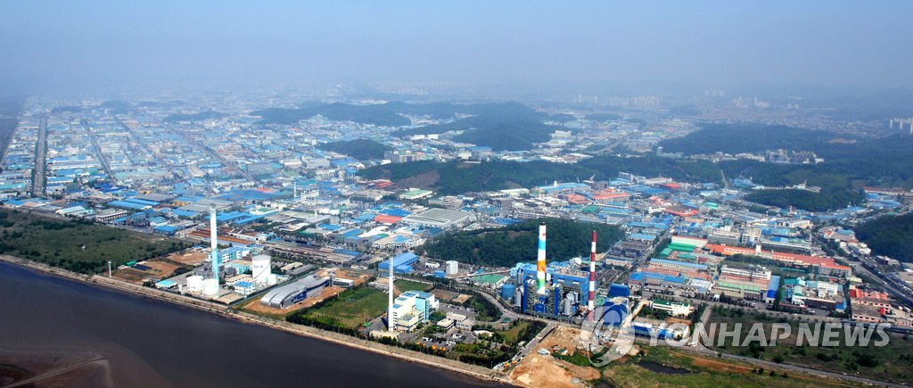 안산 반월 국가산업단지 전경