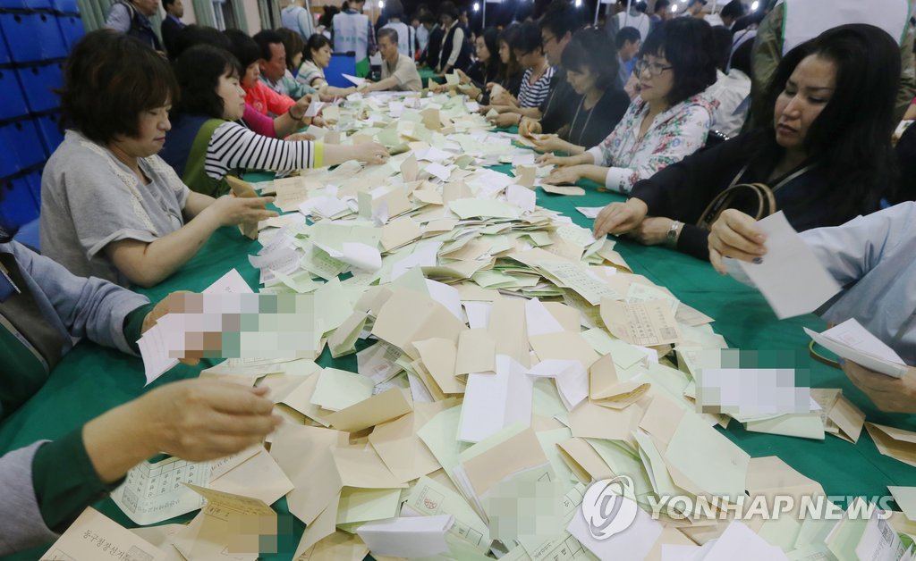2014년 지방선거 부산지역 개표