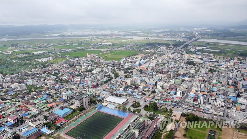 부여군 부여읍 전경 (연합뉴스 자료사진)