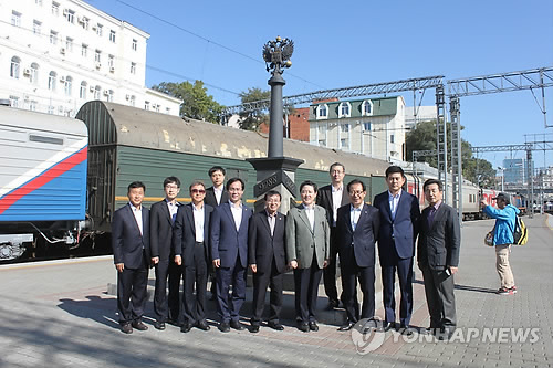 시베리아횡단철도 종착역인 블라디보스토크역