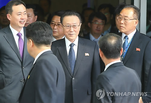 인천공항 도착한 北 김양건 노동당 통일전선부장