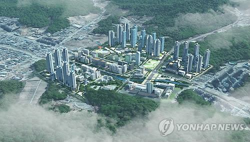 용인역삼지구 조감도