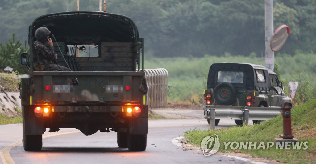 북한군 서부전선 포격, 이동하는 군 장병