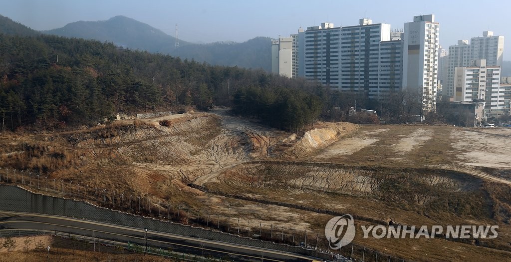공터로 남아 있는 의정부 캠프 카일·시어즈 터