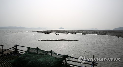 웅도 앞바다 전경