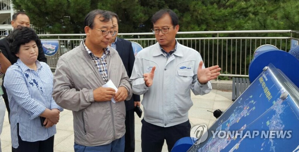 거제도 방문한 이정현 대표