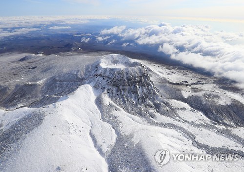 겨울 한라산의 절경