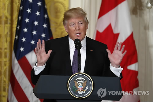 도널드 트럼프 미국 대통령