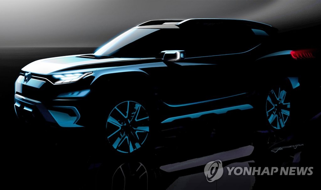 쌍용차 'XAVL' 렌더링 이미지