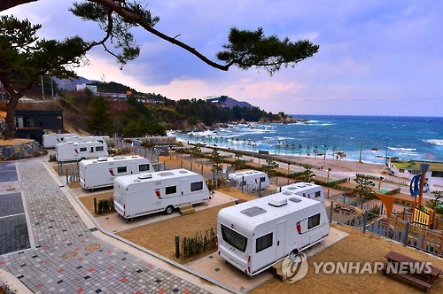 삼척 장호비치 캠핑장
