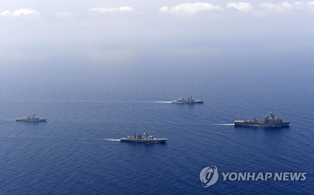 아덴만 4개국 연합훈련