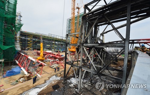 아수라장된 에쓰오일 사고 현장