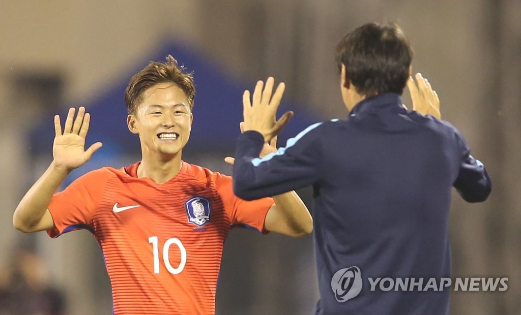 '감독님, 넣었어요'