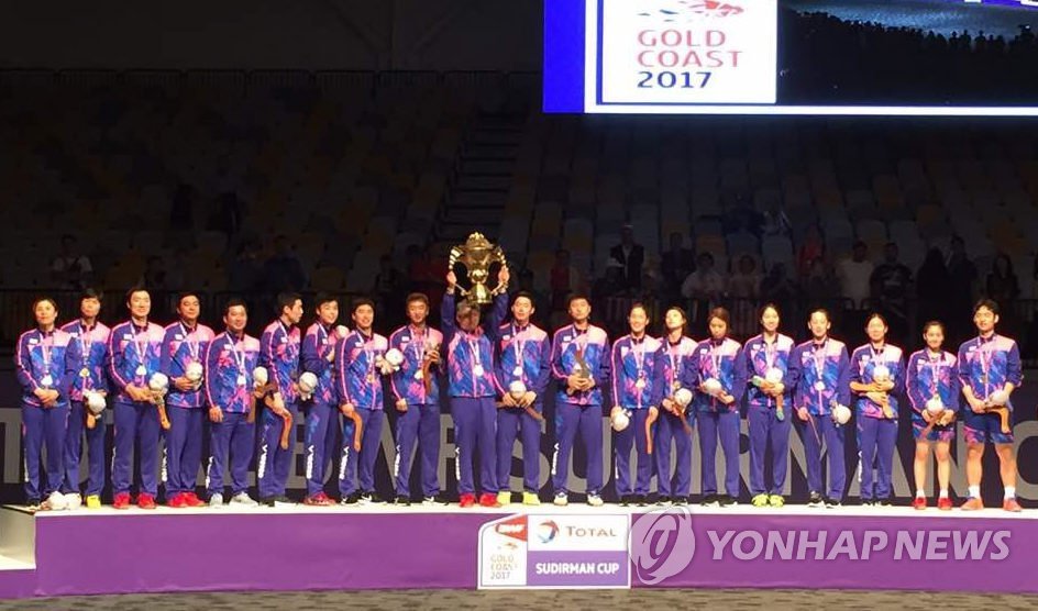 한국 배드민턴, 14년 만에 세계혼합단체선수권 우승