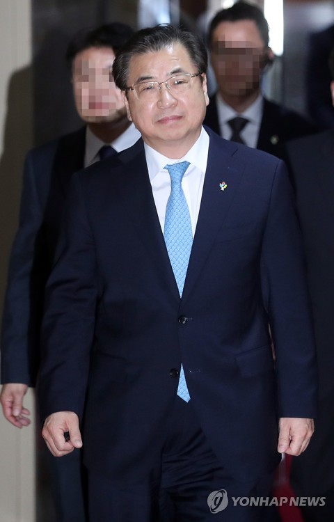 국회 찾은 서훈 국정원장