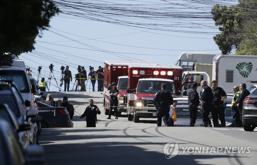 샌프란시스코 UPS 창고 총기 난사…범인 포함 4명 사망