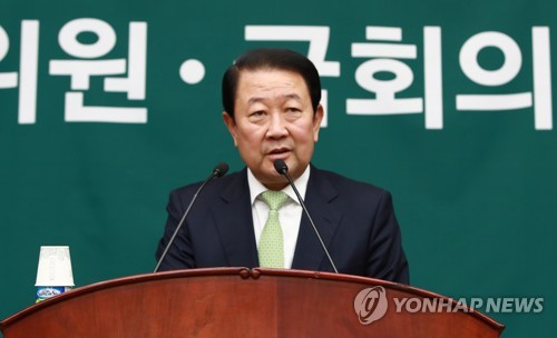 발언하는 박주선 비대위원장